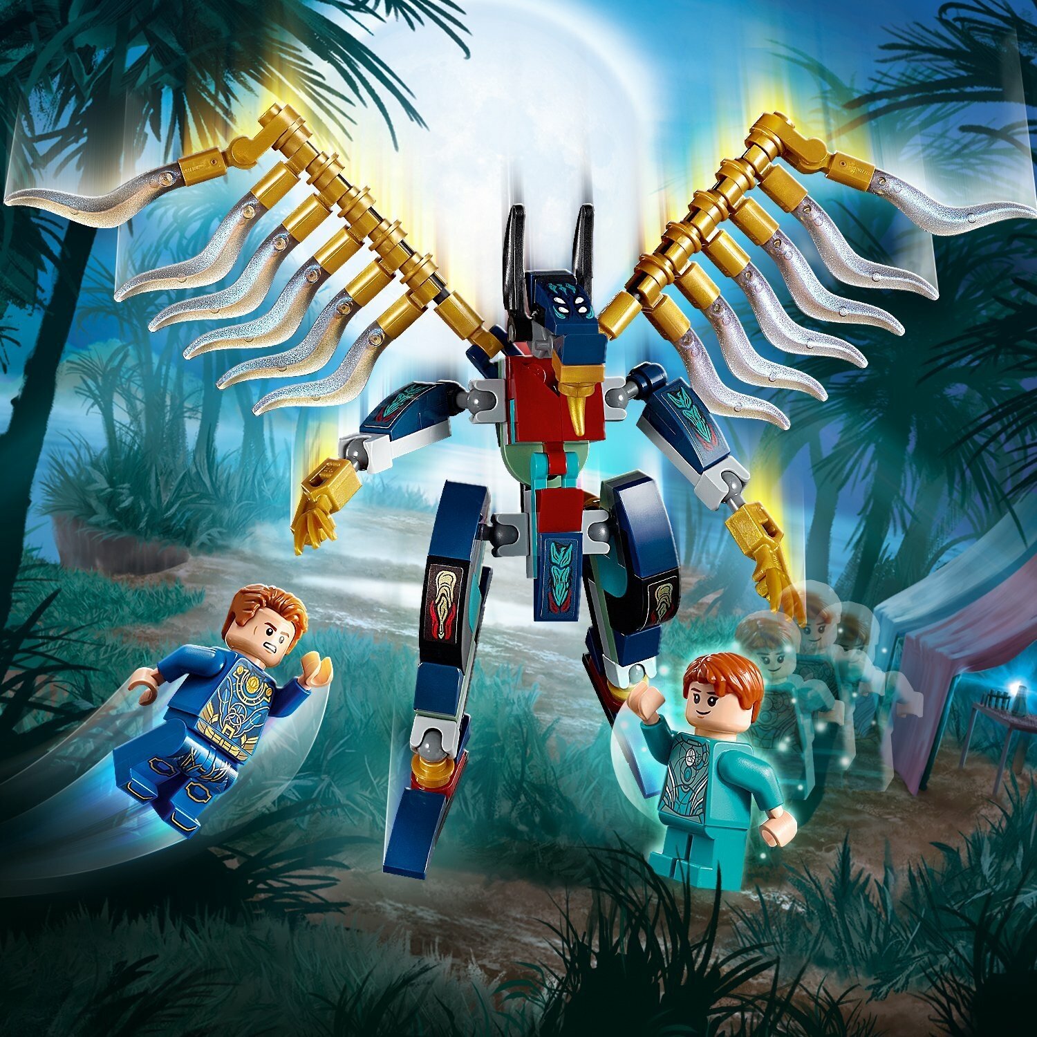 Конструктор Lego Super Heroes Воздушное нападение Вечных, - фото №17