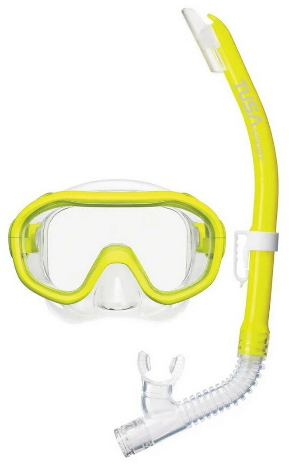 Детский комплект маска трубка Tusa Sport UC0211 Желтый