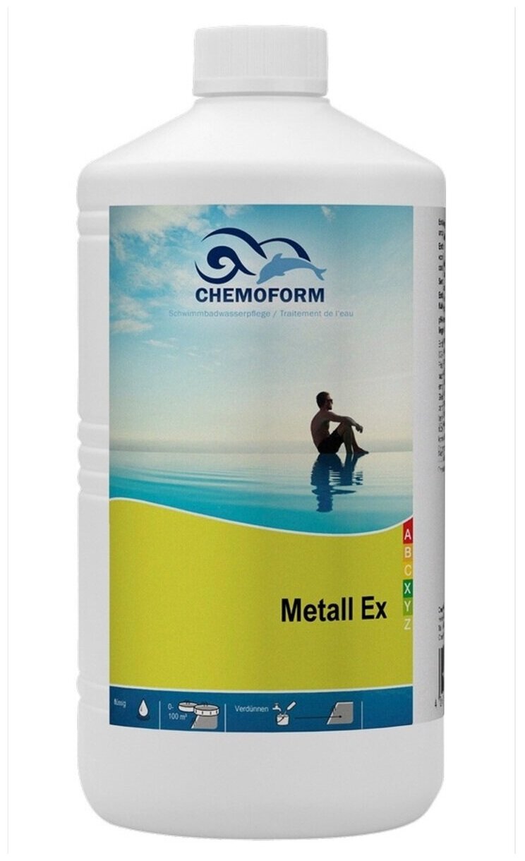 Metall Ex, CHEMOFORM, Средство для удаления солей металлов из воды, 1 л - фотография № 3