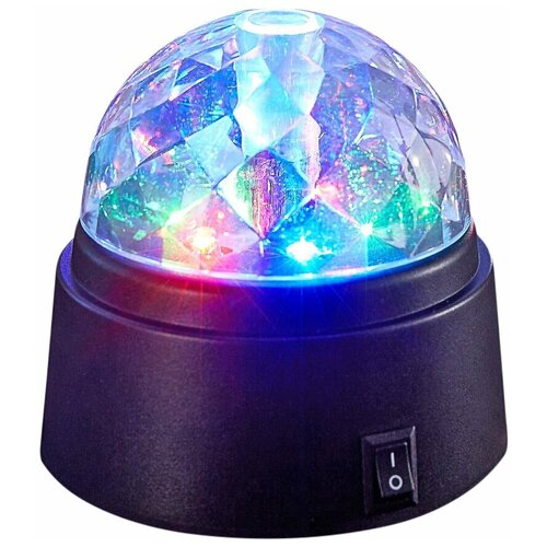 фото Шар светодиодный vegas диско, 6 led ламп, на батарейках, 9 x 9 см, многоцветный