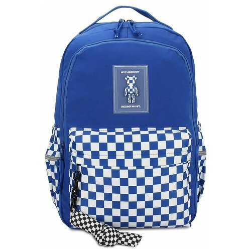 Рюкзак для подростков в школу «Chess» 505 Blue