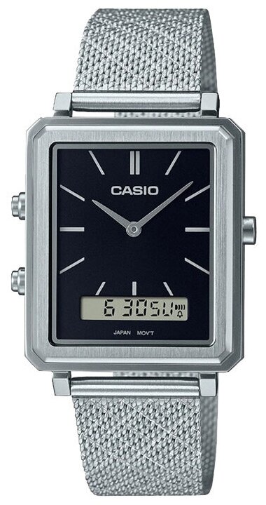 Наручные часы CASIO Collection, черный, серебряный