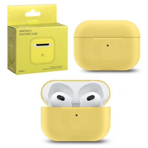 Чехол для AirPods 3 / Силиконовый чехол для AirPods 3, Yellow