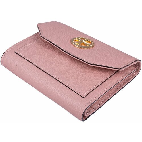 фото Кошелек narvin, фактура зернистая, розовый