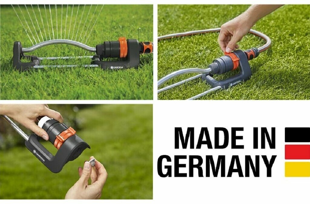 Дождеватель Gardena Aqua S осцилирующий черный оранжевый (18700-20.000.00) - фото №17