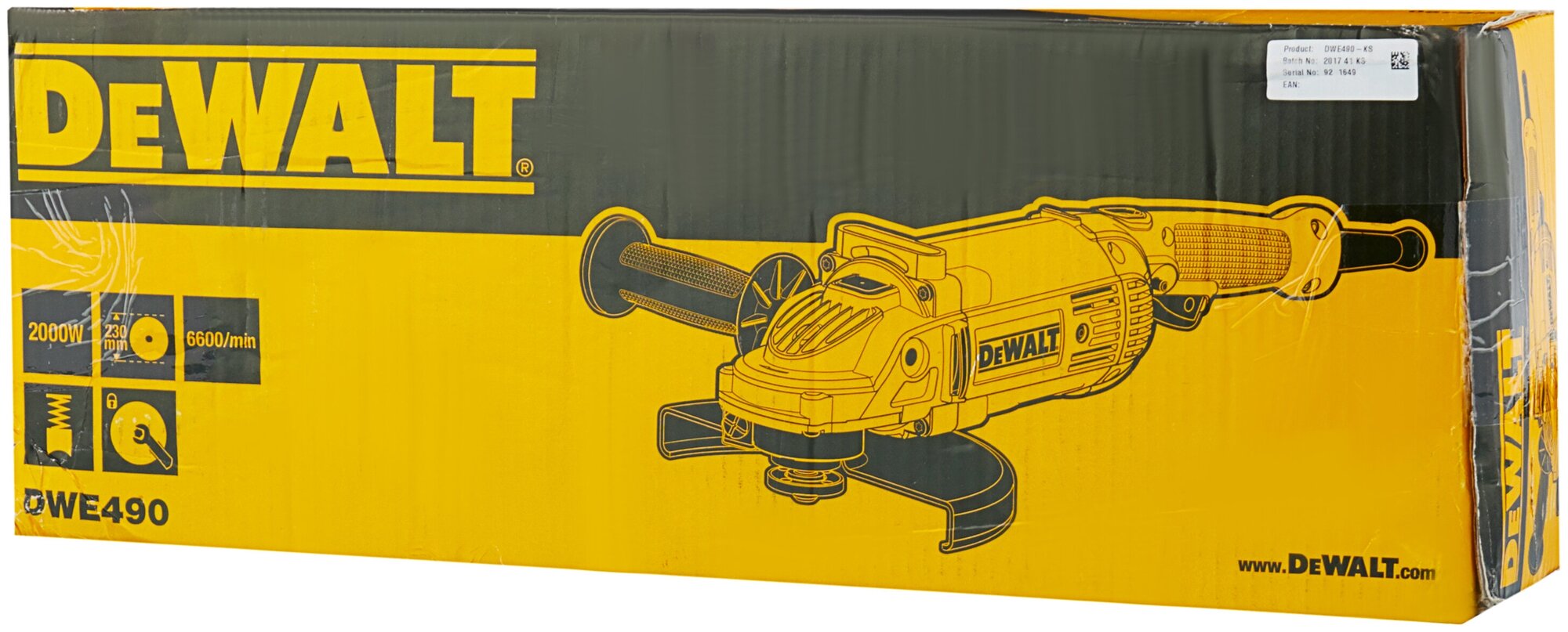 Шлифмашина угловая Dewalt - фото №9