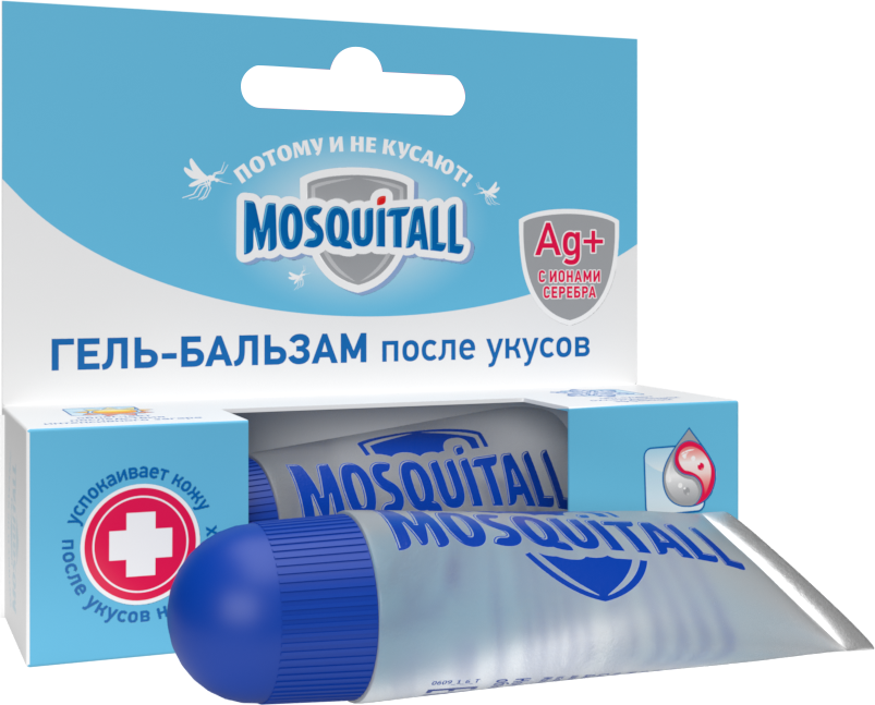 Гель-бальзам MOSQUITALL после укусов насекомых, 10 мл - фотография № 1