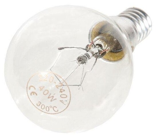 Лампа для духовки E14, 40W, 300°С (PN: 33CU503 ).