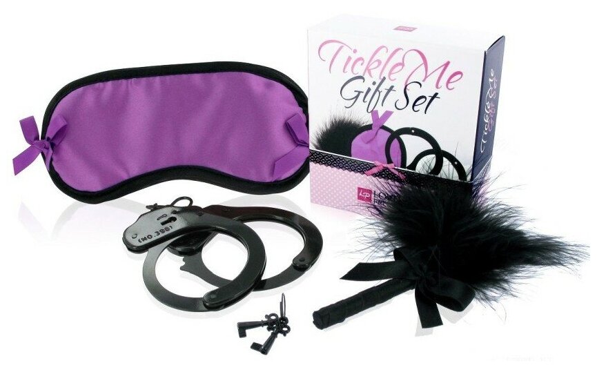 Набор для любовных игр LoversPremium Tickle Me Gift Set фиолетовый