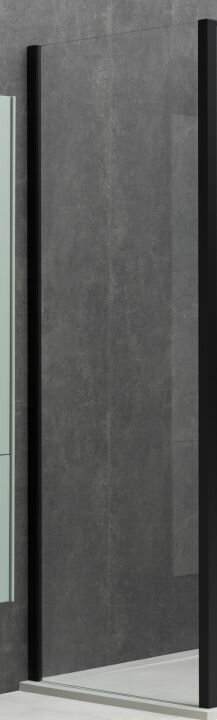 Душевая стенка Allen Brau Priority 90 3.31018.BBA профиль Черный брашированный стекло прозрачное - фотография № 7