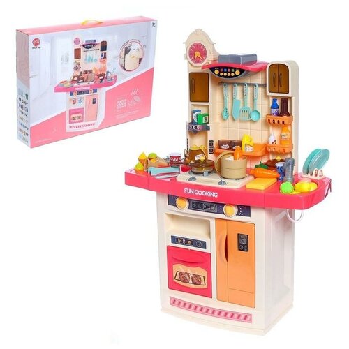 фото Игровой набор "моя кухня" с аксессуарами, свет, звук, бежит вода из крана 5164380 сима-ленд