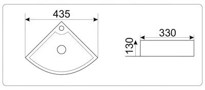 Раковина Ceramalux N 9067B