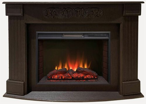 Изображение товара Электрокамин FLAMEKAMIN FLAMEKAMIN Венеция BL с очагом Sparta 25,5 LED (камин электрический)