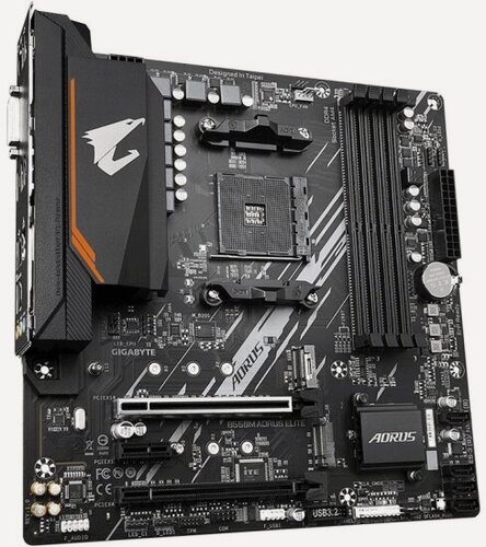 Изображение товара Материнская плата Gigabyte B550M AORUS ELITE (AM4, mATX)
