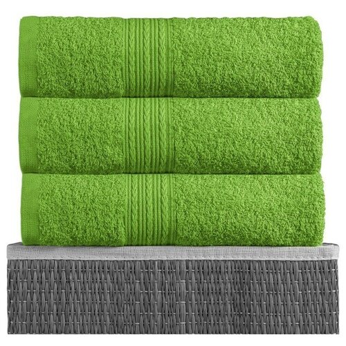 фото Зеленое 50х90 полотенца махровое 1 шт bayramaly