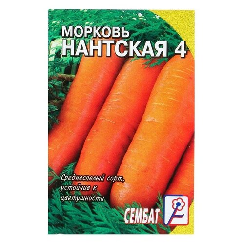 Семена Морковь "Нантская 4", 2 г (6 шт)