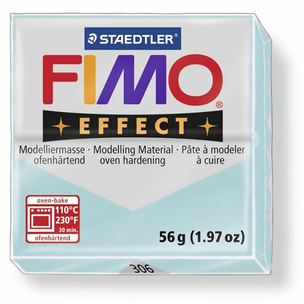 FIMO' Effect полимерная глина 57 г цвет 8020-204 полупрозрачный красный