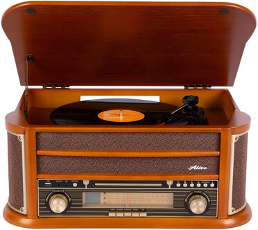 Проигрыватель виниловых пластинок Alive Audio Oldtimer Wood AA-OLD-01-WD — купить в интернет-магазине по низкой цене на Яндекс Маркете