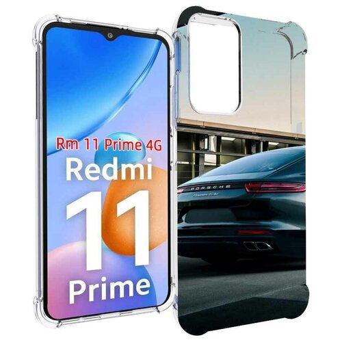 Чехол MyPads porsche порш 4 для Xiaomi Redmi 11 Prime 4G задняя-панель-накладка-бампер чехол mypads porsche порш 4 для xiaomi redmi 11 prime 4g задняя панель накладка бампер