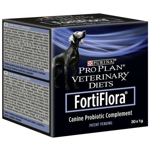 Добавка в корм Pro Plan Veterinary Diets Forti Flora для собак и щенков 30 шт. в уп. кормовая добавка 8in1 excel deter для отучения собак и щенков от поедания фекалий 100 таблеток