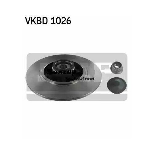 SKF VKBD1026 Тормозной диск задн с подш ступ ABS 17580₽