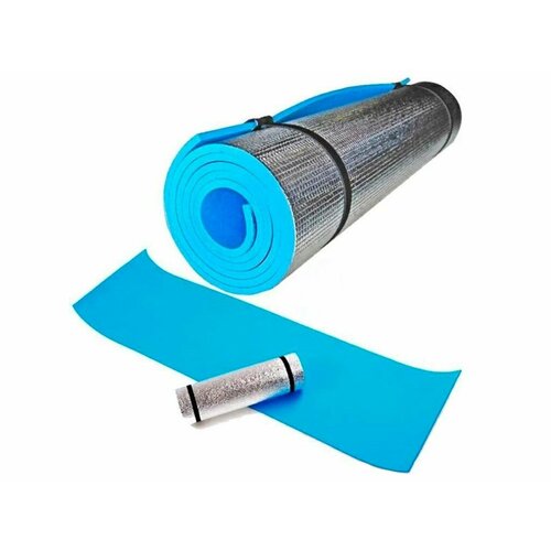 Коврик туристический однослойный с фольгой Синий KB1866-С 1190₽
