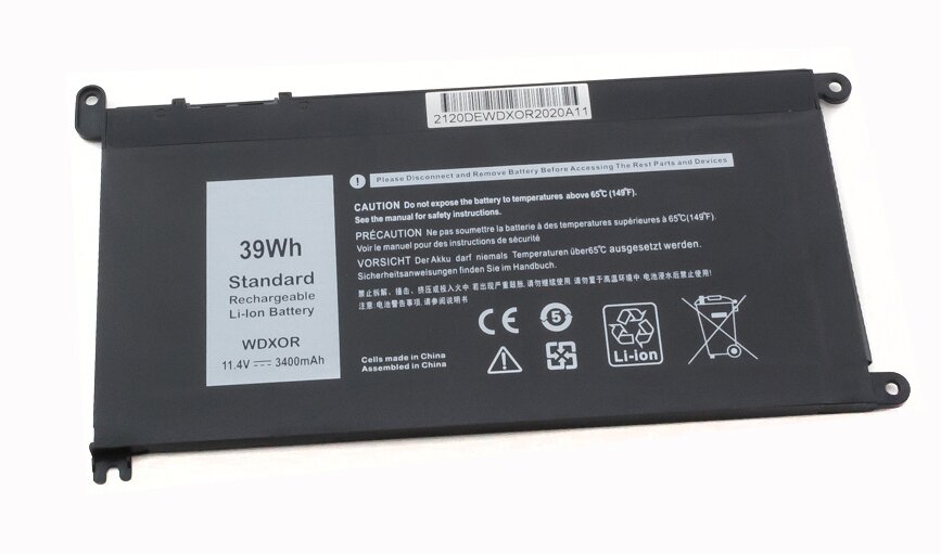 Аккумулятор для Dell Inspiron 5567 11.4V (3400mAh)