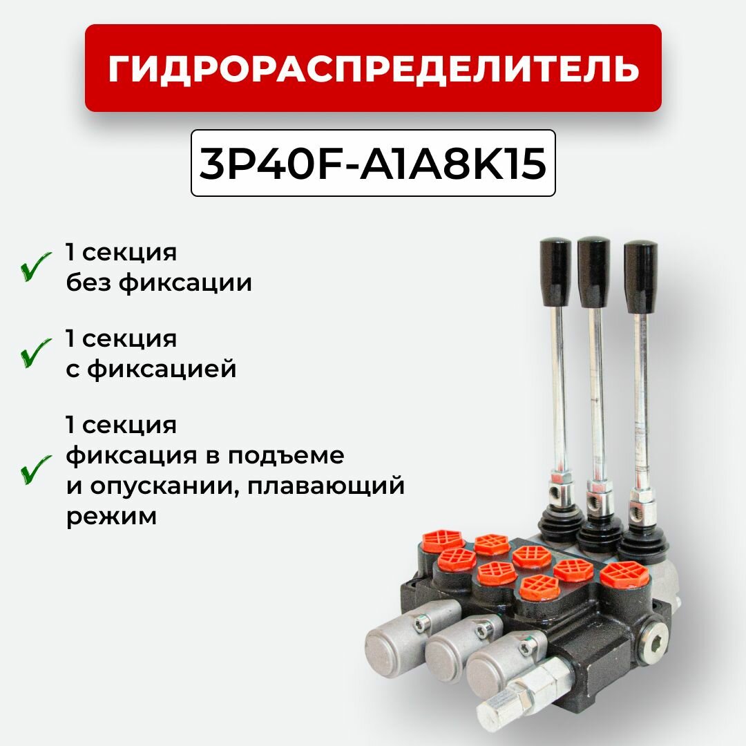 Гидрораспределитель 3P40F-A1A8K15