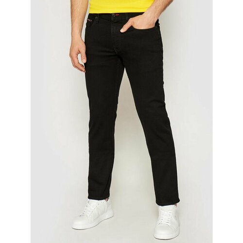 Джинсы TOMMY HILFIGER, размер 36/32 [JEANS], черный джинсы классика tommy jeans размер 36 32 черный