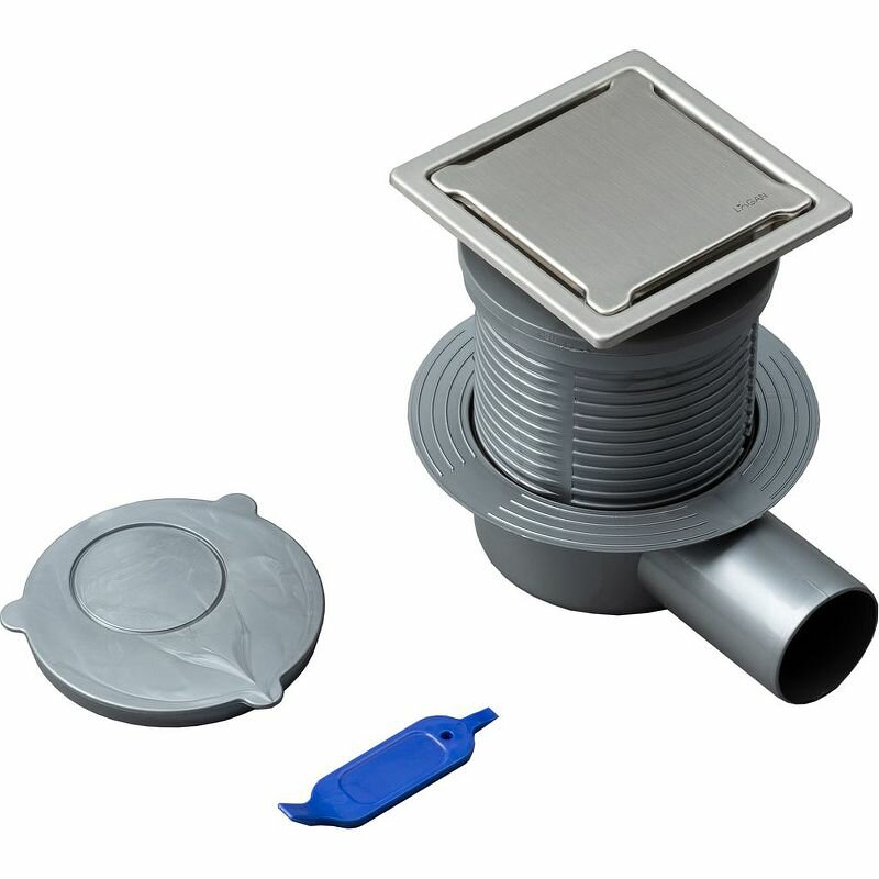 фото Душевой трап Logan L003-110 11х11 нержавеющая сталь