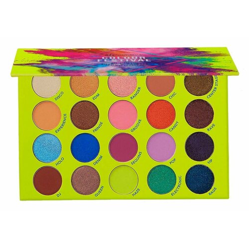 Палетка теней BH Cosmetics - Colour Festival Palette