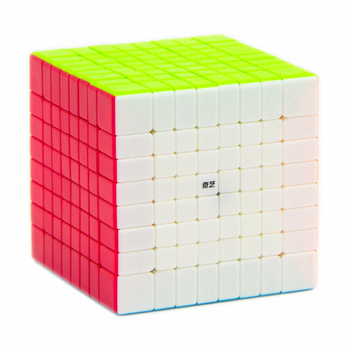 Кубик 8x8 QiYi MoFangGe Stickerless скоростной кубик рубика qiyi mofangge 4x4x4 wuque цветной пластик