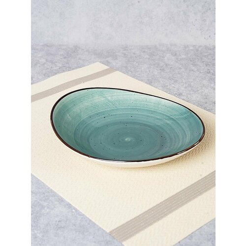 Набор тарелок DH Глазурь суповая 22 см зеленый