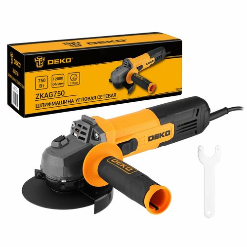 Углошлифовальная машина УШМ DEKO ZKAG750 125мм 750 Вт 2410₽
