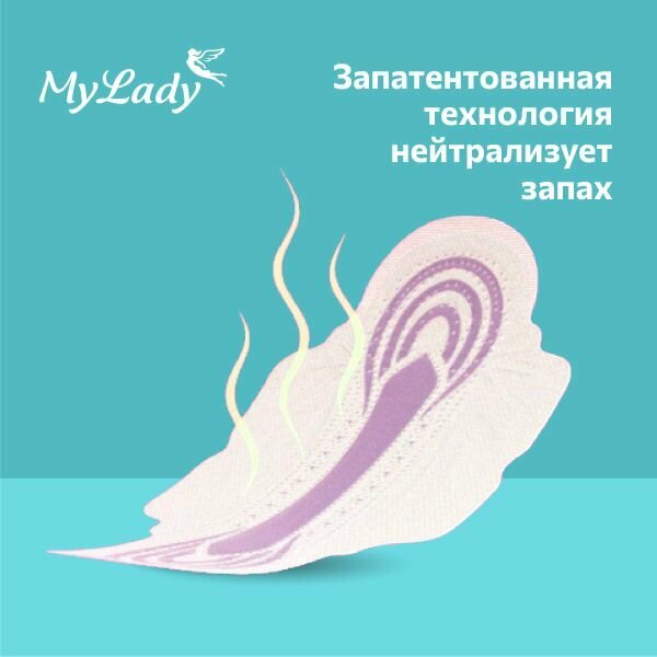 Прокладки женские MY LADY, ночные ультратонкие, Instant Dry, размер ХL, 7 шт.