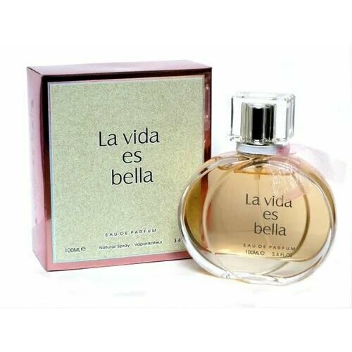 Fragrance World LA VIDA ES BELLA Вода парфюмерная 100 мл парфюмерная вода lab fragrance парфюмерная вода dark vanilla