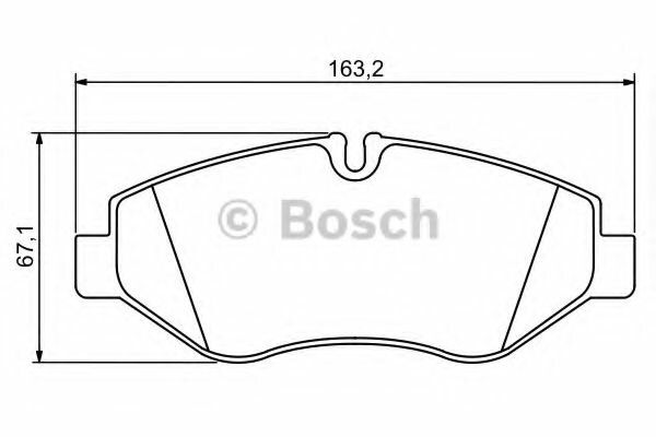 Тормозные колодки Bosch - фото №6