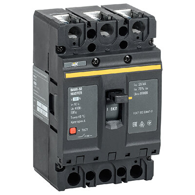 Автомат 3Р 50А 25кА ВА88-32 IEK MASTER