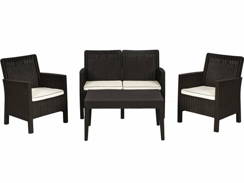 Набор мебели Nova 2-Seater Lounge для террасы PRIME цвет: браун