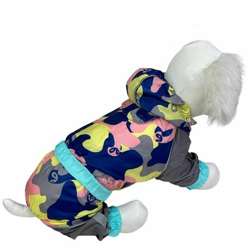 Дождевик для собак Pet Fashion - Каспер, размер 8, 21х27 см, разноцветный, 1 шт
