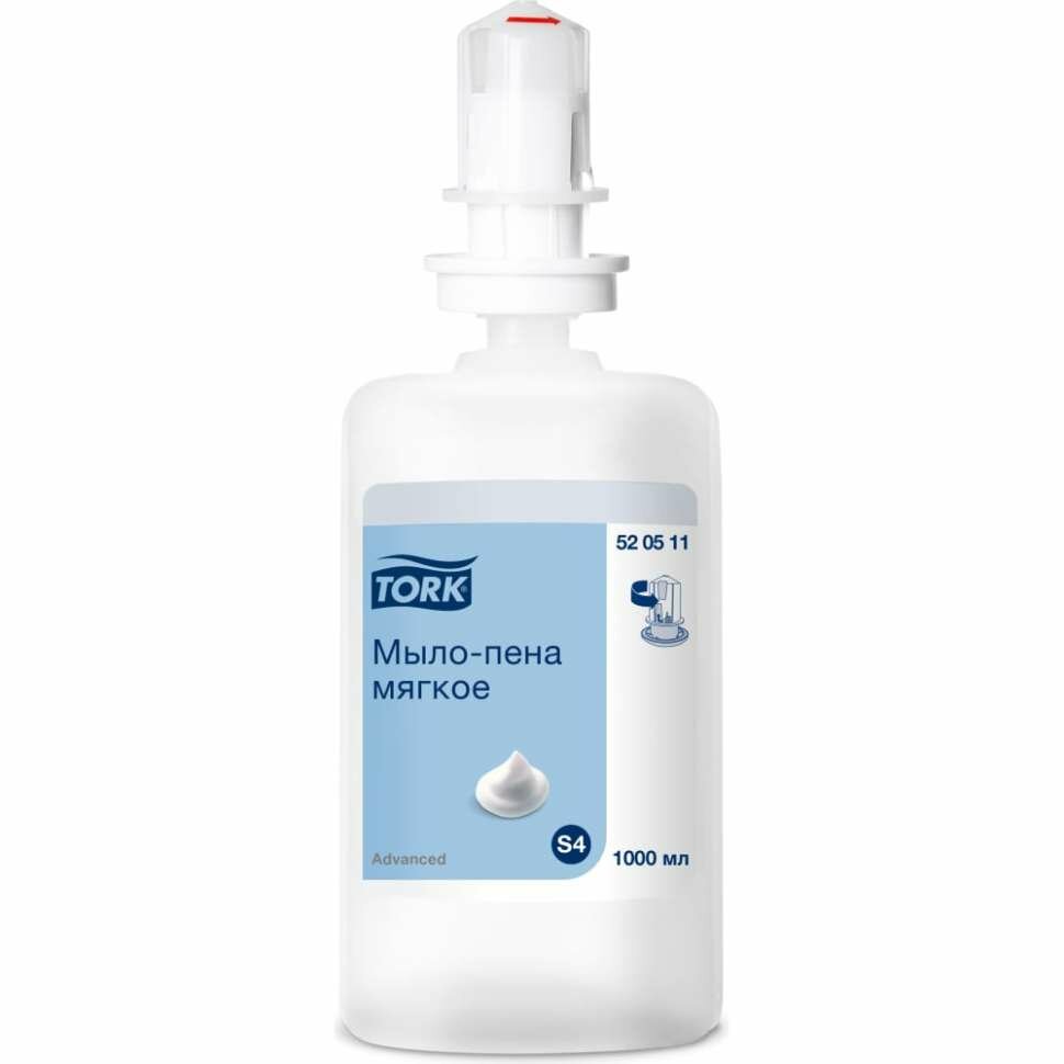 Жидкое мягкое мыло-пена TORK Advanced 1 л S4 520511 25529