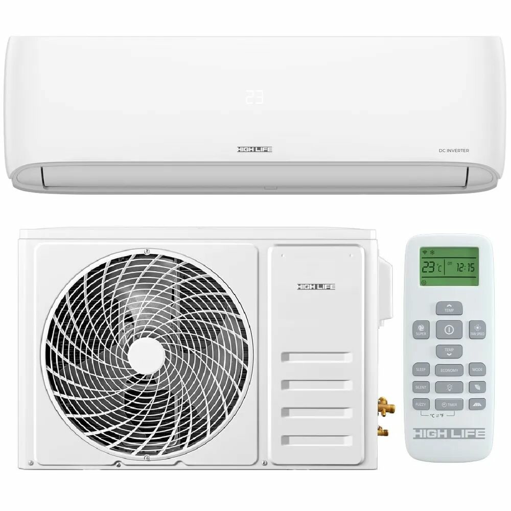 фото Кондиционер сплит-система High Life Comfort Class inverter ACHL-24CC-I-CHDV02S инверторный на 75 кв. м, белый