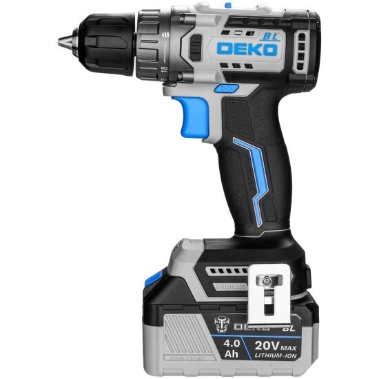 Изображение Дрель-шуруповерт аккумуляторная Deko Loner 20V ONE +, 20В, 1x4.0Ач (085-1004)