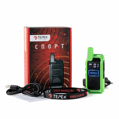 Портативная рация Терек Спорт зеленый 4458₽