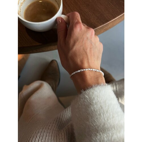 Браслет-цепочка LU Jewel размер 16 см белый 4095₽