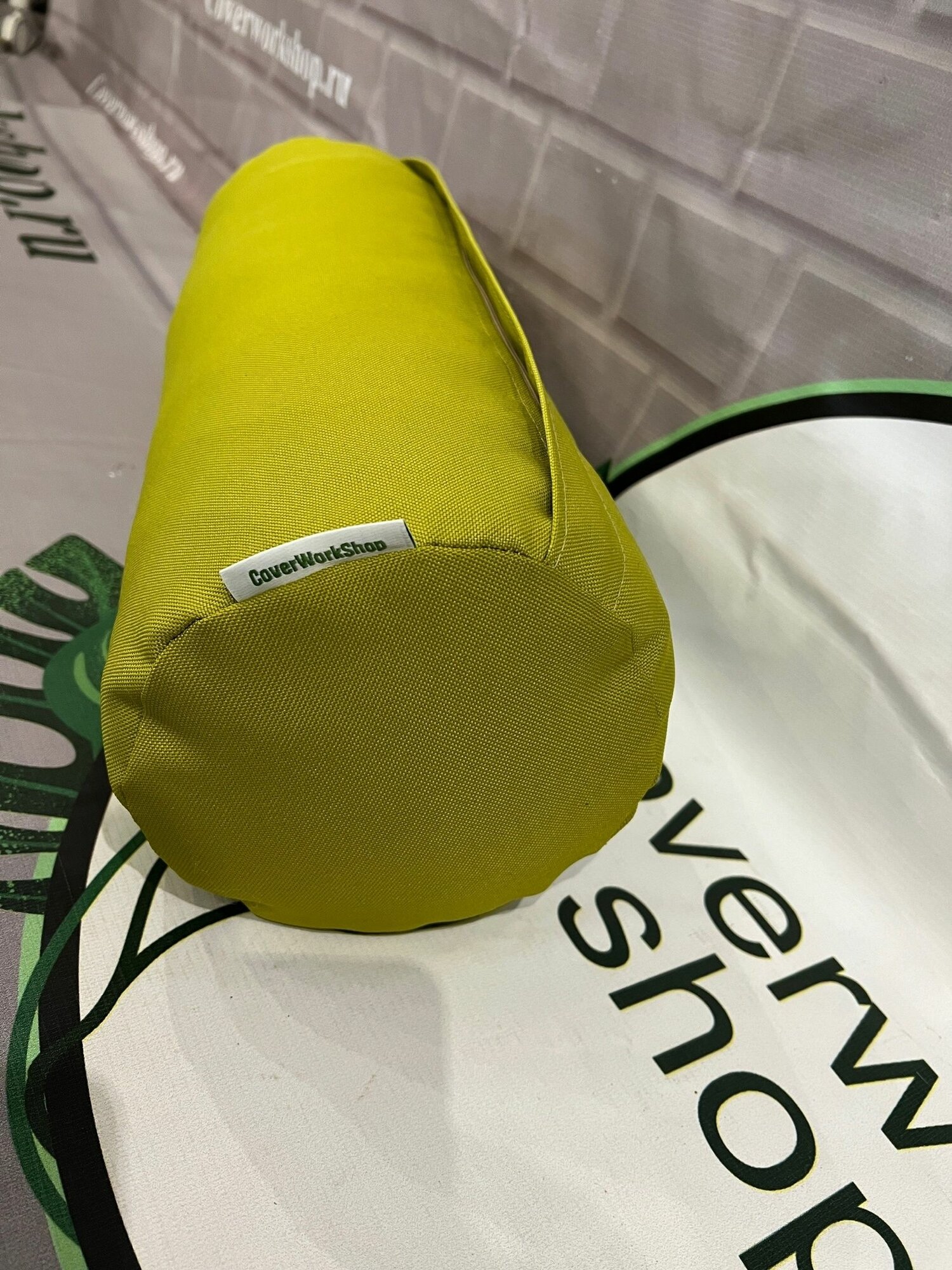 Подушка Валик 45х15 Mura Light Green
