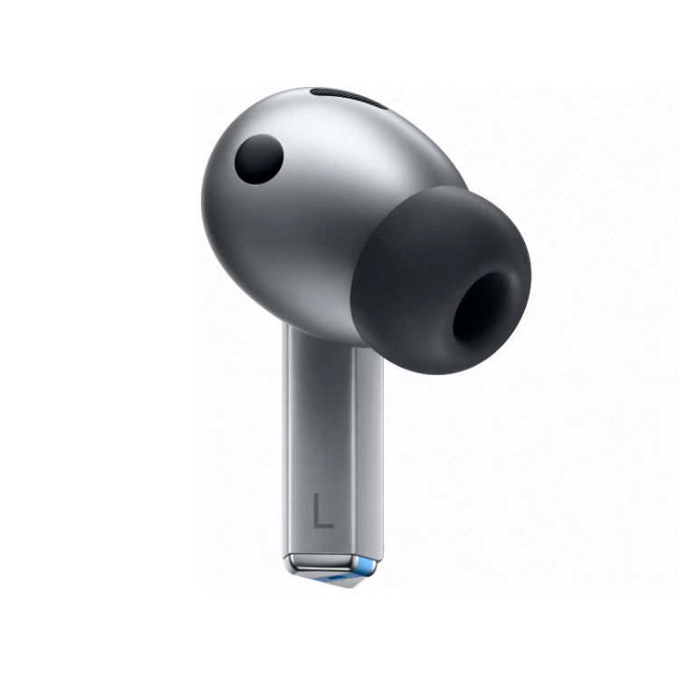 Левый наушник отдельно, для Samsung Galaxy buds 3 pro silver (R630), с амбушюрой "M"