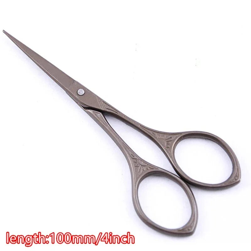 Винтажные маникюрные ножницы WyFeay из нержавеющей стали, 100mm 4inch