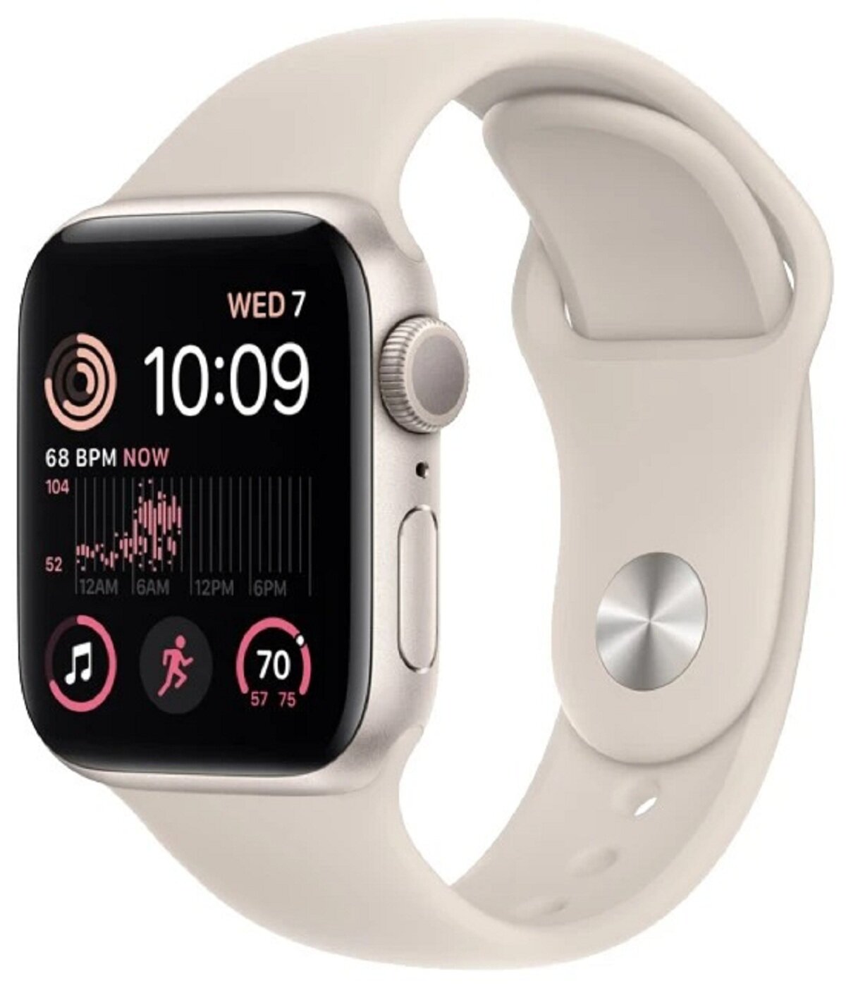 Умные часы Apple Watch SE Gen 2, 44 мм Aluminium Case GPS, Starlight ...