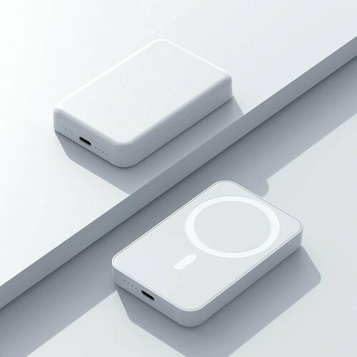 Магнитный повербанк Power bank с беспроводной зарядкой 10000mAh для iPhone и Android 1200₽